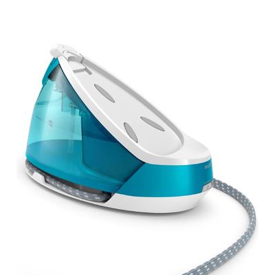 PHILIPS PerfectCare Compact Plus เตารีดหม้อต้ม (2400 วัตต์, 1.5 ลิตร, สี Aqua Blue) รุ่น GC7920/20